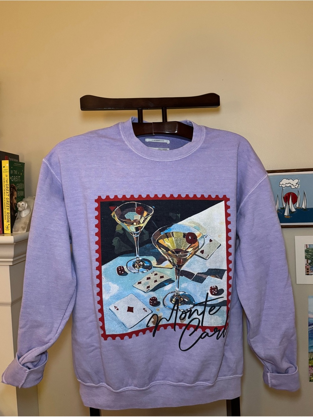 By Anthropologie Game Night Graphic Sweatshirt